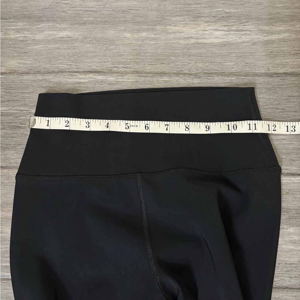Alo Yoga High-Waist Ripped Warrior Leggings black Yoga Core Streetwear XS - Picture 9 of 12